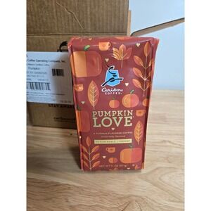 Caribou Coffee Pumpkin Love Ground Medium Roast 11oz Bags 6 Pack Bulk Case